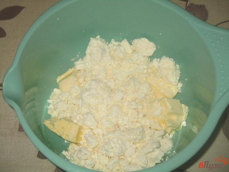 Фото приготовление рецепта: Печенье сахарное с творогом шаг №1