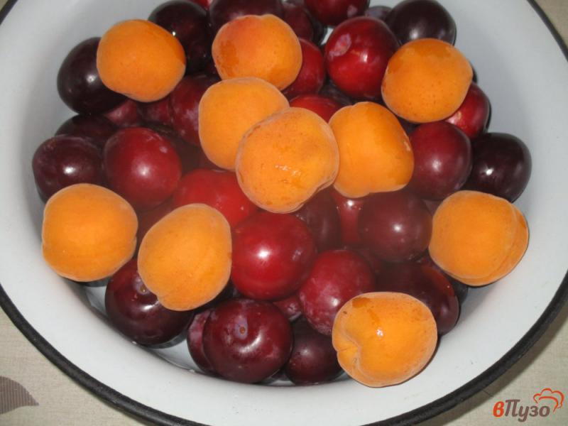 Фото приготовление рецепта: Заготовка слив и абрикос на зиму шаг №1