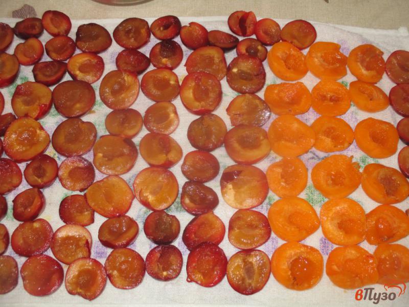 Фото приготовление рецепта: Заготовка слив и абрикос на зиму шаг №2