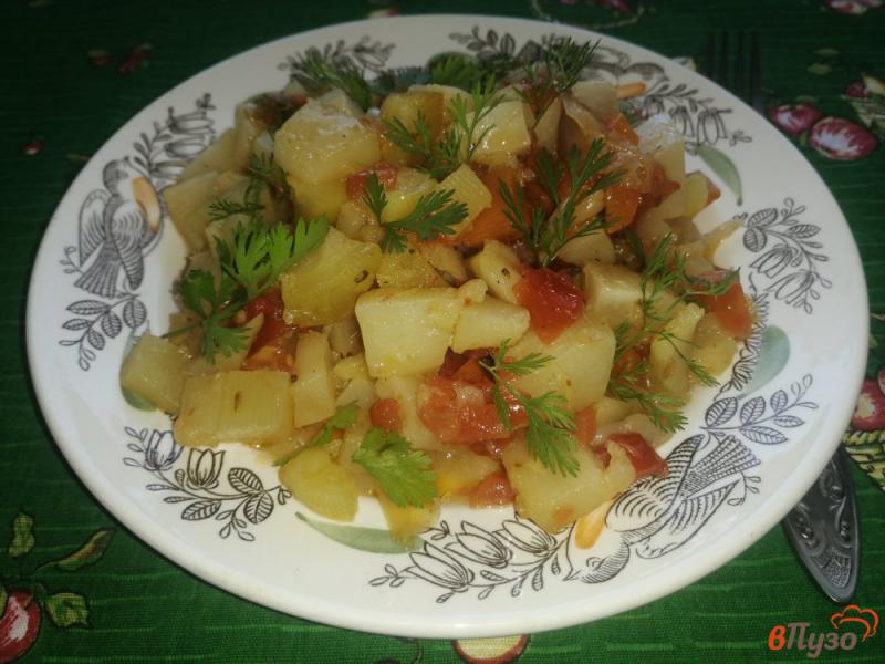 Фото приготовление рецепта: Рагу из кабачков с луком и морковью шаг №13