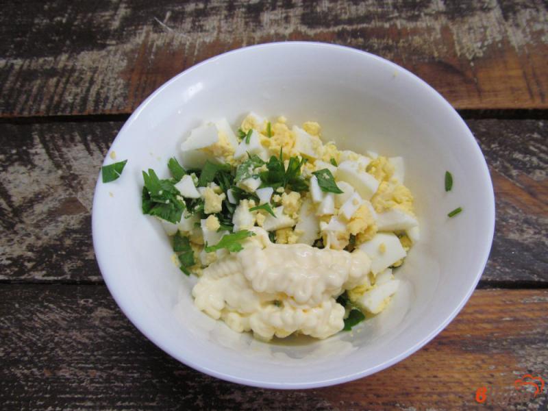 Фото приготовление рецепта: Котлеты с начинкой из яйца и майонеза шаг №1