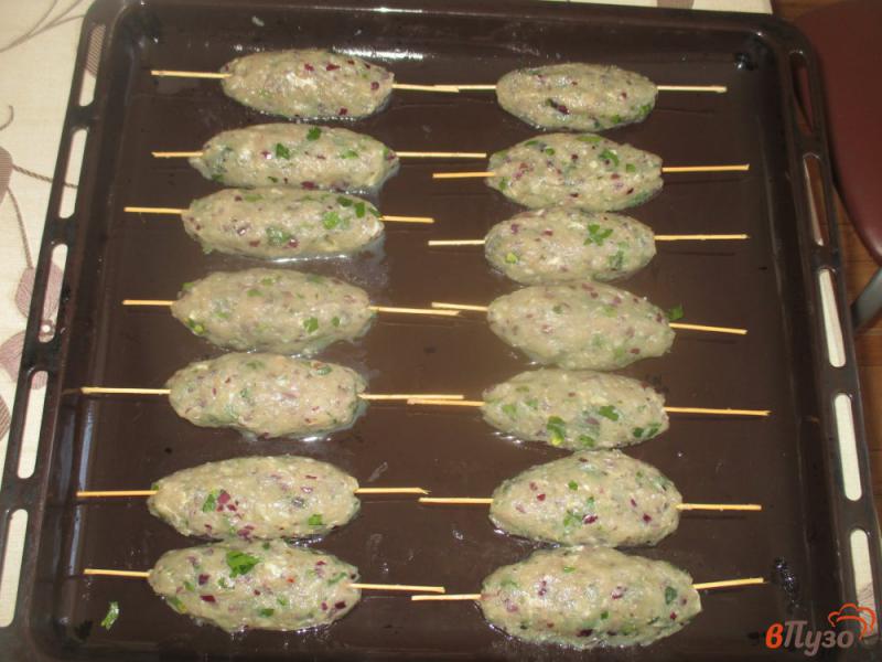 Фото приготовление рецепта: Люля-кебаб в духовке шаг №5