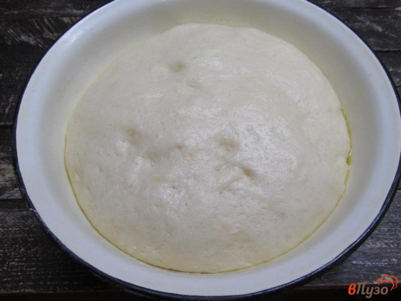 Фото приготовление рецепта: Пирог из дрожжевого теста с творожной начинкой и маком шаг №6