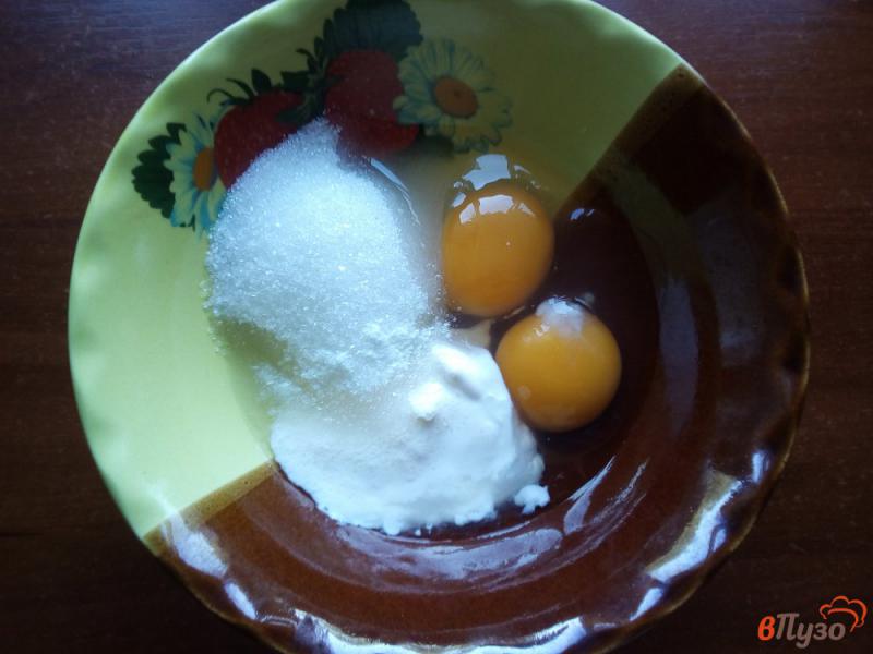 Фото приготовление рецепта: Пирог с абрикосами шаг №7