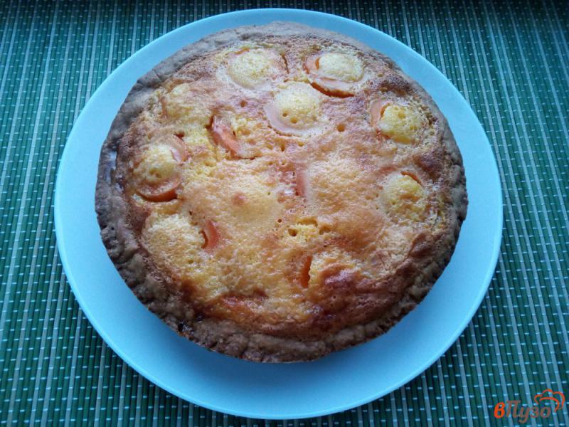 Фото приготовление рецепта: Пирог с абрикосами шаг №10