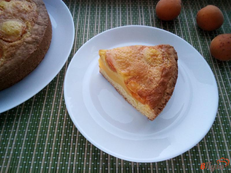 Фото приготовление рецепта: Пирог с абрикосами шаг №11