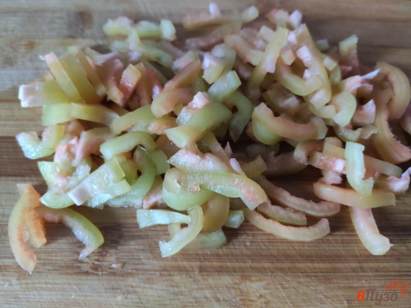 Фото приготовление рецепта: Маринованные баклажаны с овощами и петрушкой шаг №5