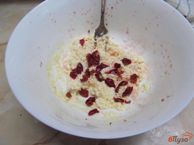 Фото приготовление рецепта: Ленивые вареники под вишневым соусом шаг №3