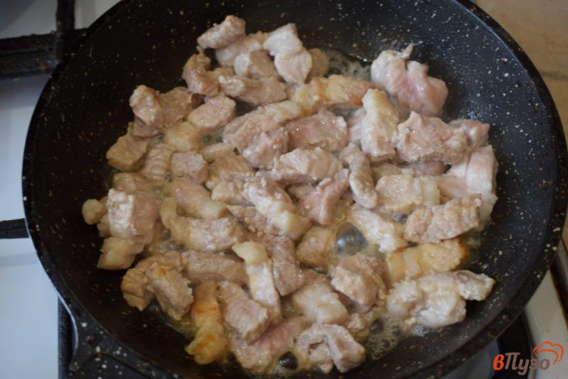 Фото приготовление рецепта: Свинина, тушеная с овощами шаг №1