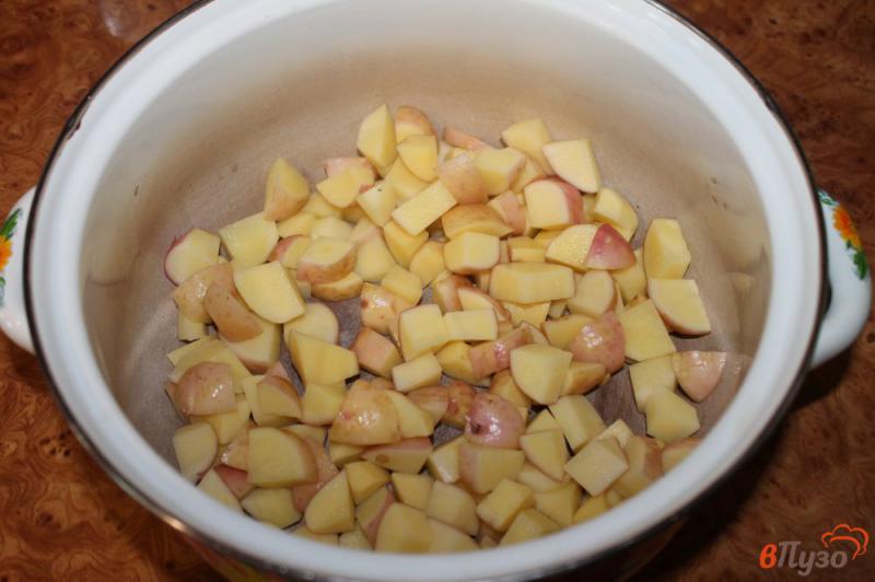 Фото приготовление рецепта: Свекольный борщ с молодым картофелем шаг №1