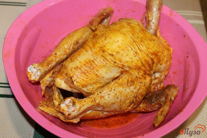 Фото приготовление рецепта: Курица с булгуром в духовке шаг №4