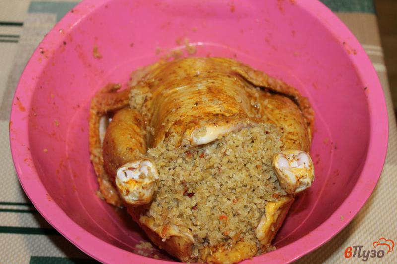Фото приготовление рецепта: Курица с булгуром в духовке шаг №5