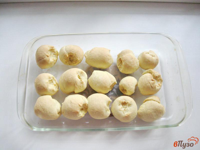 Фото приготовление рецепта: Скороспелые пирожки с курицей и картофелем шаг №13
