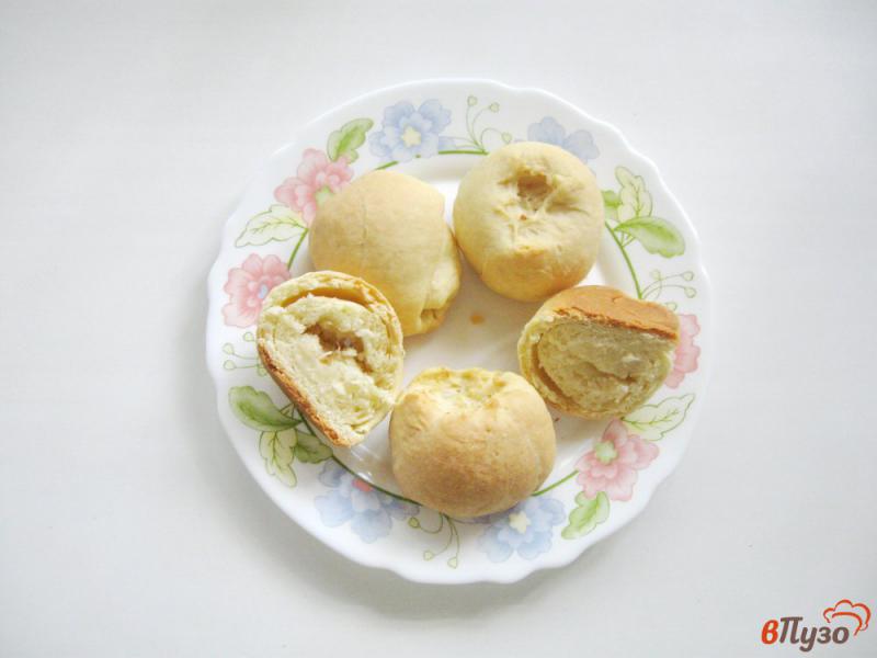 Фото приготовление рецепта: Скороспелые пирожки с курицей и картофелем шаг №14
