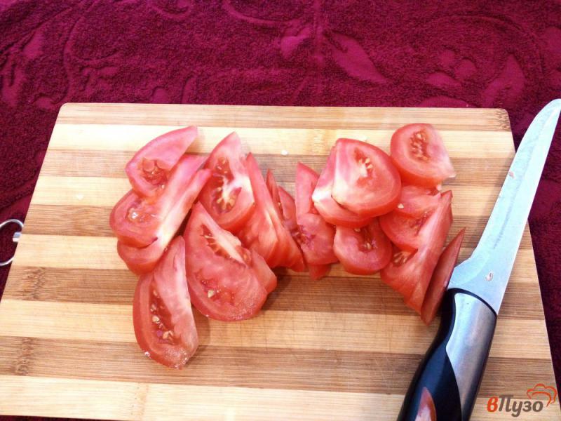 Фото приготовление рецепта: Булгур с мясом помидором и болгарским перцем шаг №5