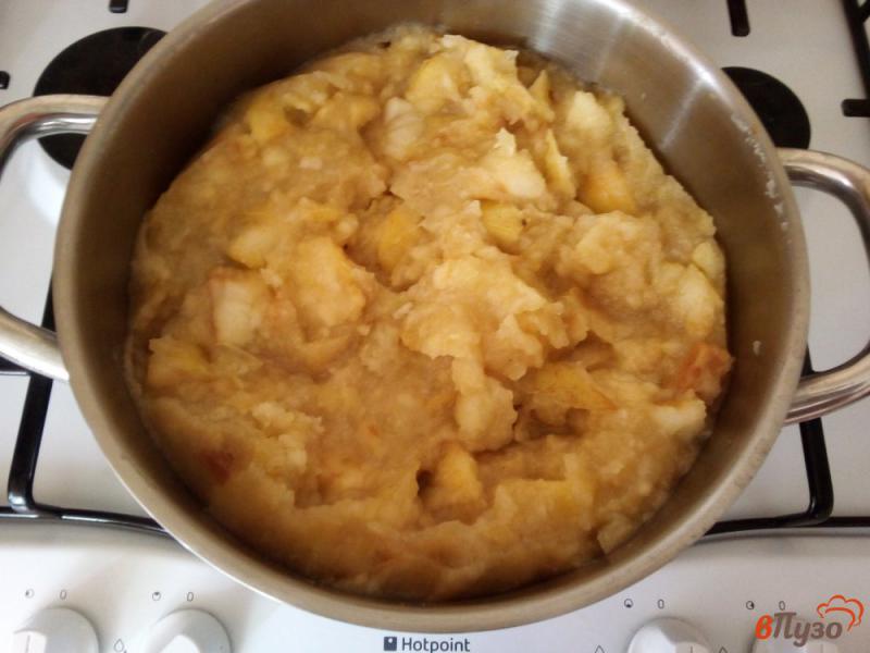 Фото приготовление рецепта: Яблочное пюре для зефира на зиму шаг №4
