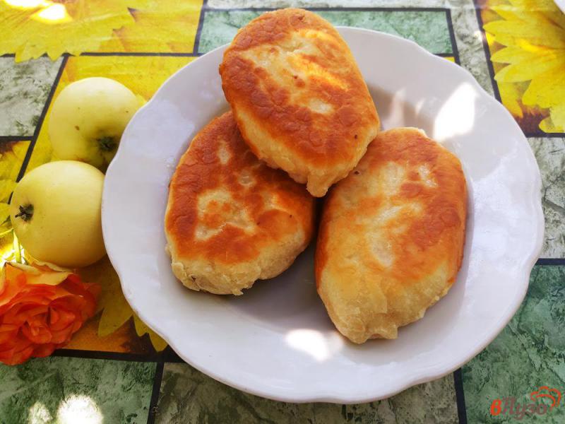 Фото приготовление рецепта: Пирожки с абрикосами жареные шаг №9