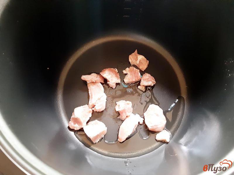Фото приготовление рецепта: Рагу со спаржевой фасолью и кабачком шаг №1