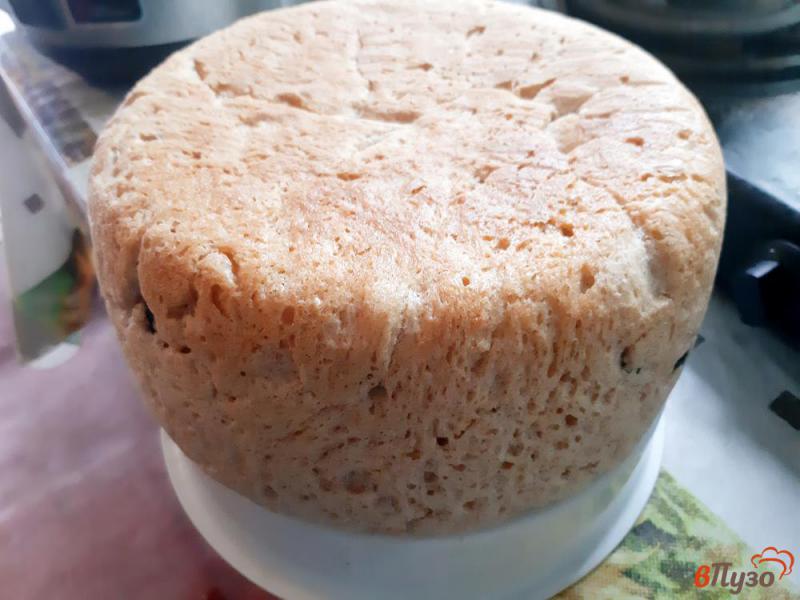 Фото приготовление рецепта: Хлеб пшеничный с цельнозерновой мукой и маслинами в мультиварке шаг №9