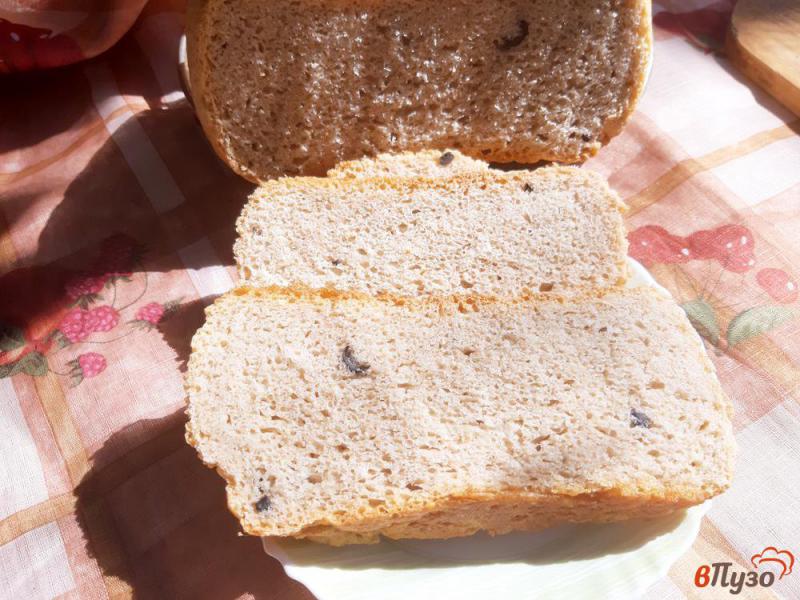 Фото приготовление рецепта: Хлеб пшеничный с цельнозерновой мукой и маслинами в мультиварке шаг №10