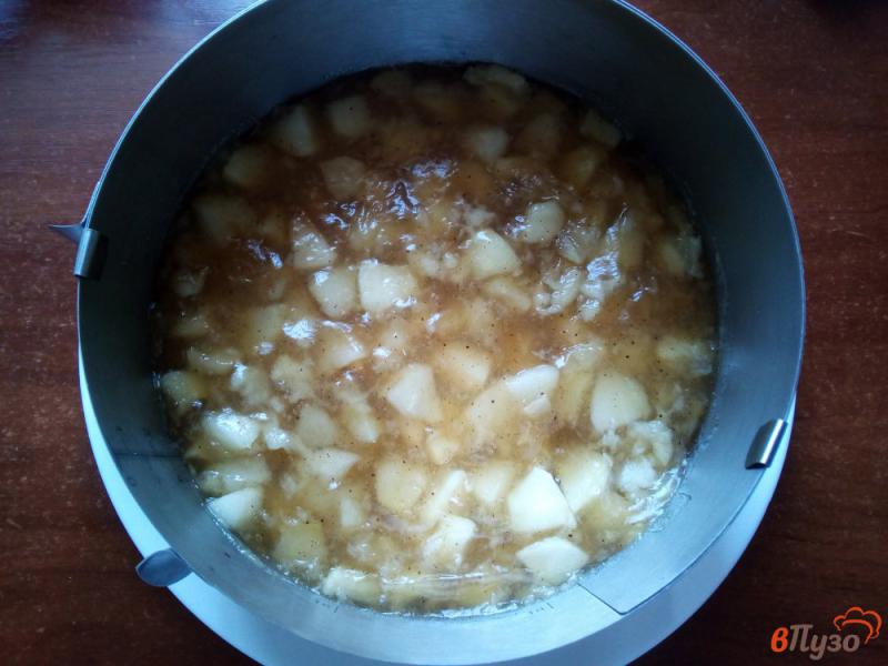Фото приготовление рецепта: Яблочный пирог на сидре шаг №14