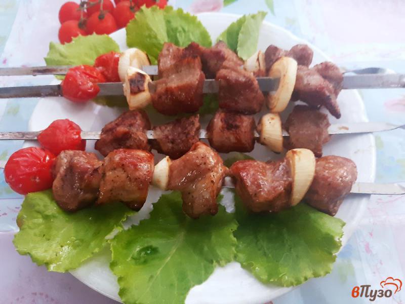 Фото приготовление рецепта: Шашлык из свинины в маринаде с аджикой шаг №9