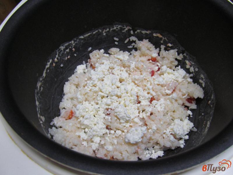 Фото приготовление рецепта: Рисовая каша на молоке с вишней в мультиварке шаг №5