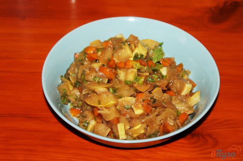 Фото приготовление рецепта: Рагу из кабачков с перцем шаг №5