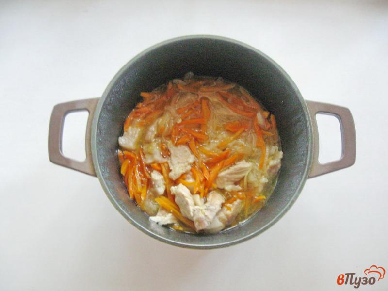 Фото приготовление рецепта: Плов из свиной корейки шаг №4