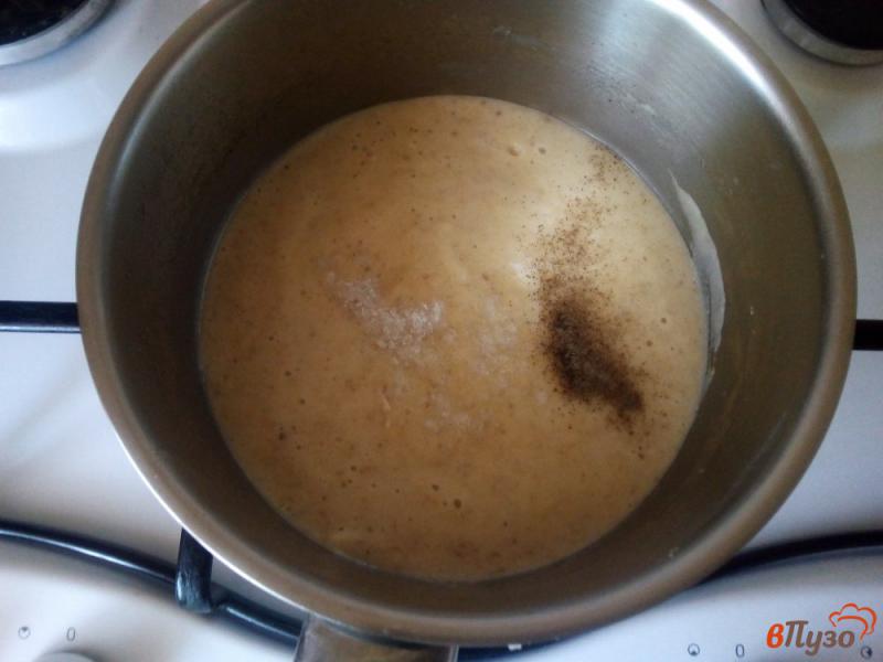 Фото приготовление рецепта: Крем-суп из кабачков с грибным порошком шаг №6