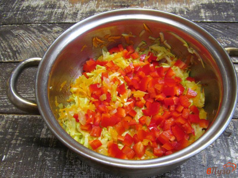 Фото приготовление рецепта: Куриный суп с овощами и звездочками шаг №4