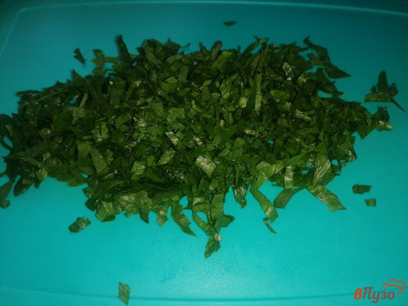 Фото приготовление рецепта: Фаршированные зеленые помидоры на зиму шаг №3