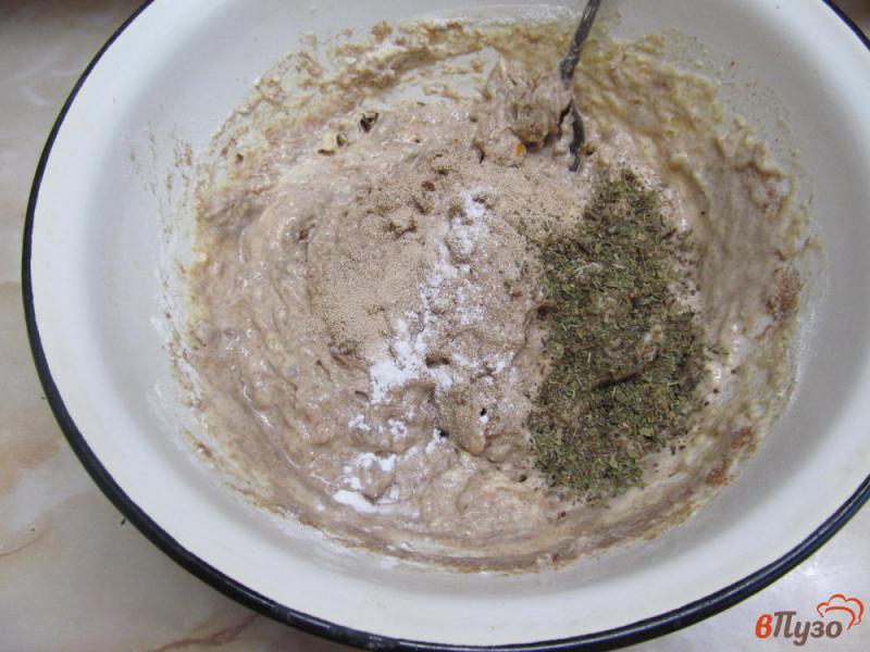 Фото приготовление рецепта: Пшеничный хлеб с льняной мукой на молоке шаг №4