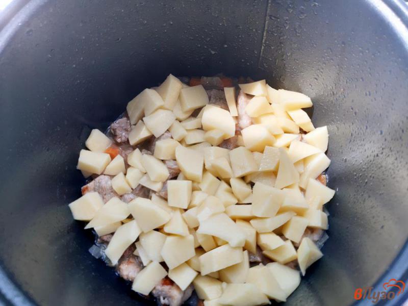 Фото приготовление рецепта: Штрудели с мясом и картошкой шаг №7
