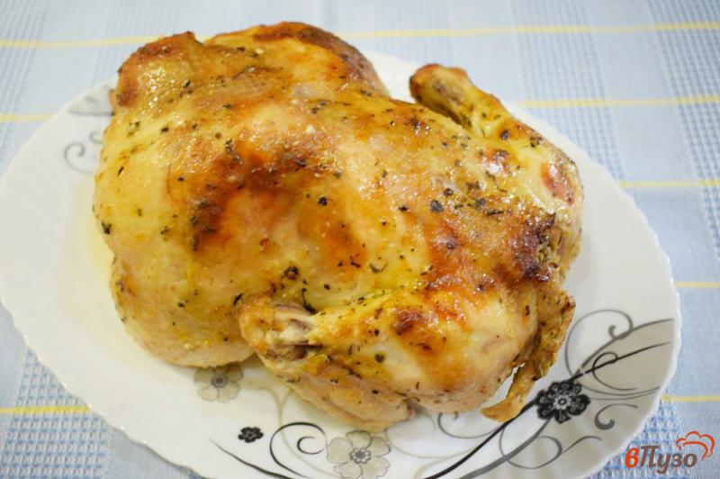 Фото приготовление рецепта: Курица в сметанно-горчичном соусе запеченная в духовке шаг №5