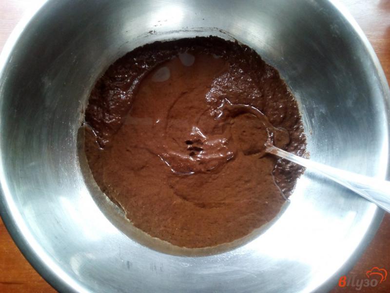 Фото приготовление рецепта: Постный шоколадный пирог шаг №3