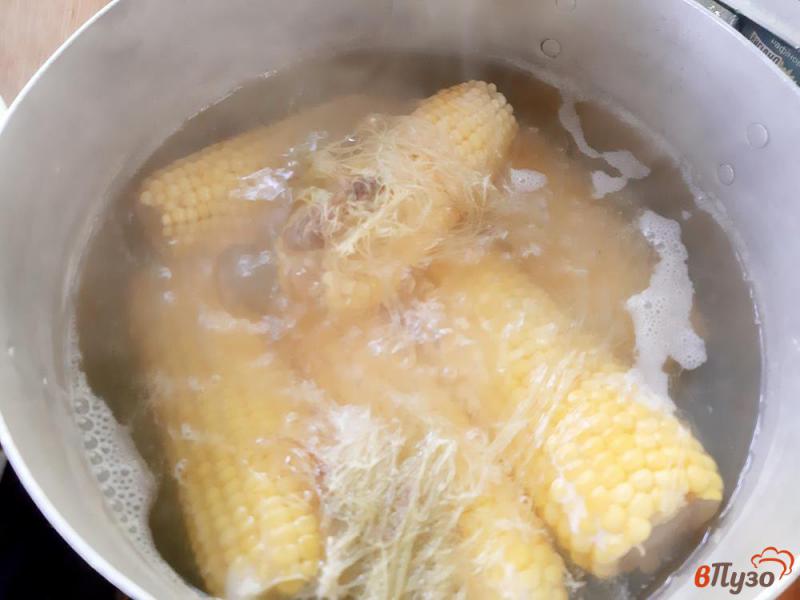 Фото приготовление рецепта: Кукуруза с твердым сыром шаг №5