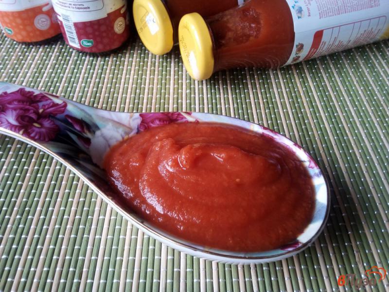 Фото приготовление рецепта: Кетчуп с яблоками на зиму шаг №7