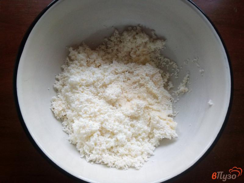 Фото приготовление рецепта: Сахарное печенье из творожного теста шаг №1