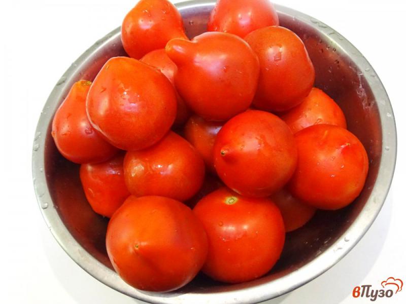 Фото приготовление рецепта: Три вида заготовки помидоров на зиму шаг №1