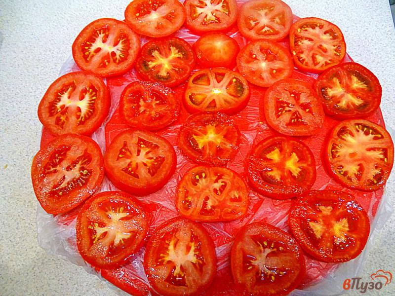 Фото приготовление рецепта: Три вида заготовки помидоров на зиму шаг №7