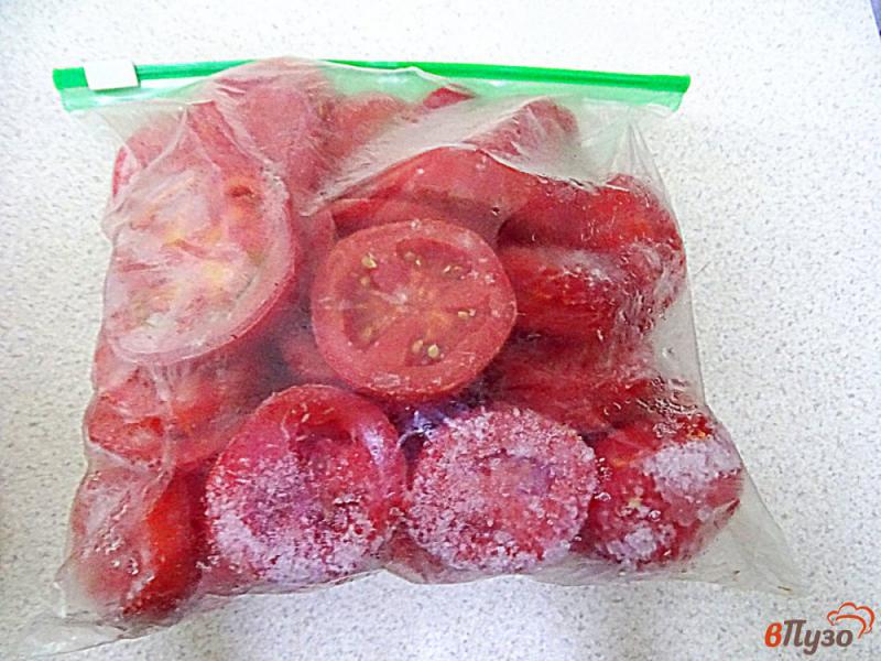 Фото приготовление рецепта: Три вида заготовки помидоров на зиму шаг №10