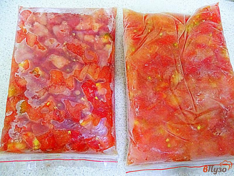 Фото приготовление рецепта: Три вида заготовки помидоров на зиму шаг №11