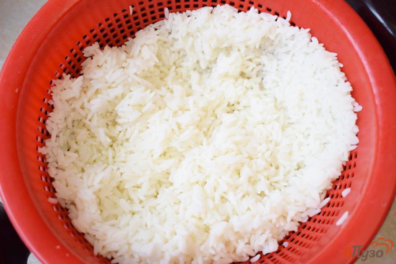Фото приготовление рецепта: Рис с подливой из свинины шаг №5