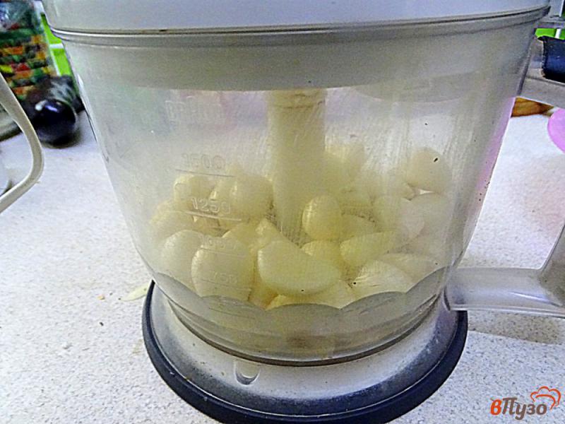 Фото приготовление рецепта: Три способа заготовки чеснока на зиму шаг №7
