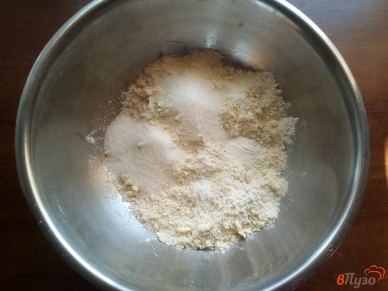 Фото приготовление рецепта: Слоёное песочное печенье с маком шаг №3