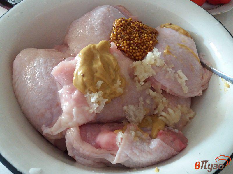 Фото приготовление рецепта: Запеченные куриные бедрышки в пикантном  маринаде шаг №1