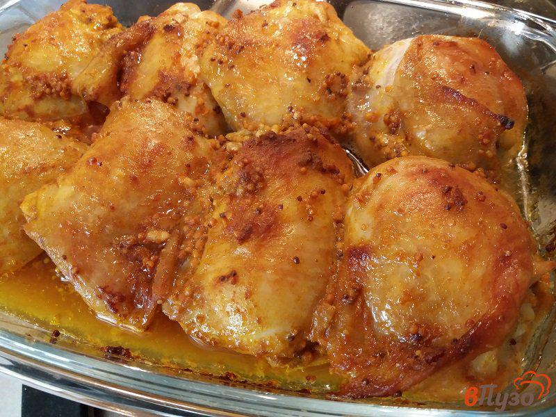 Фото приготовление рецепта: Запеченные куриные бедрышки в пикантном  маринаде шаг №5