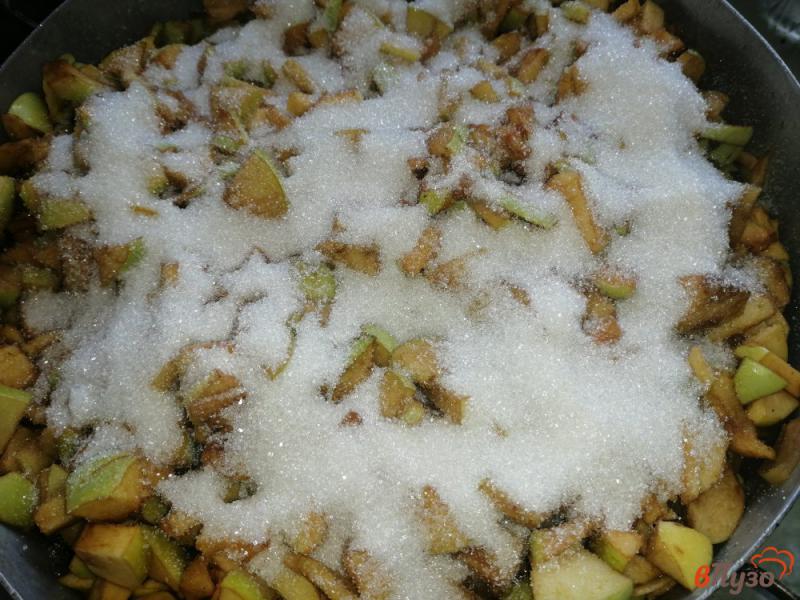 Фото приготовление рецепта: Яблочная начинка на зиму шаг №3