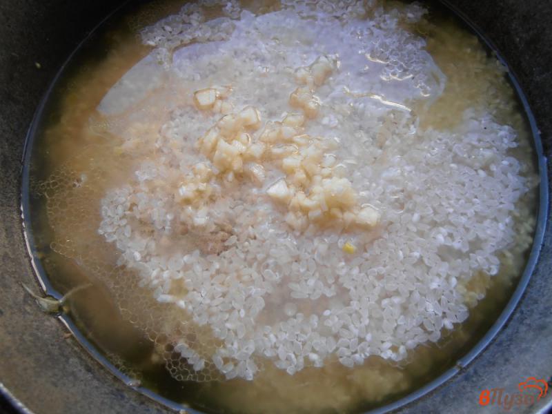 Фото приготовление рецепта: Грязный рис шаг №8